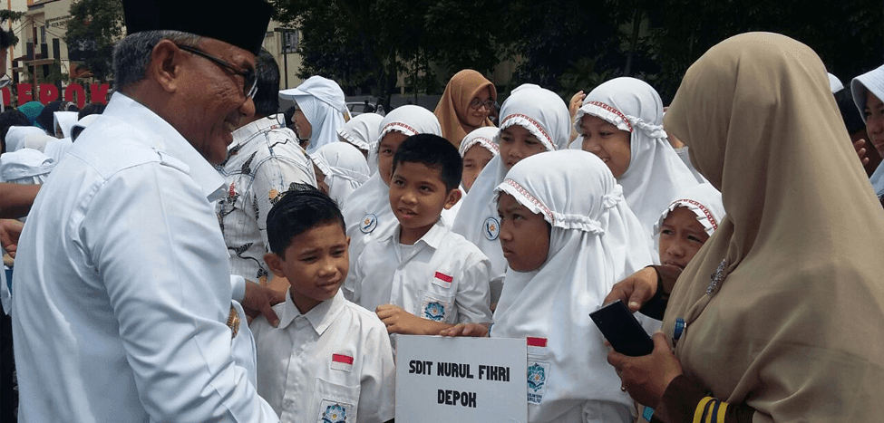 SDIT Nurul Fikri Hadiri Peluncuran GLS di Balaikota Depok